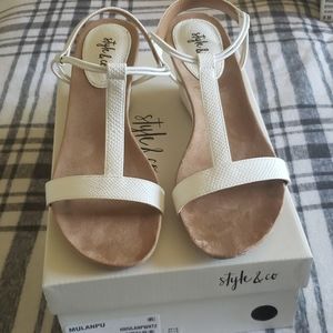 Style & Co Mulan Strappy Wedge Sandal